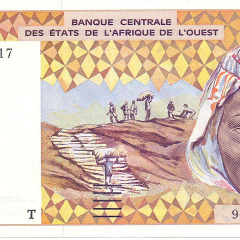 (T) Того, 1000 франков КФА, 1991-2003 гг.