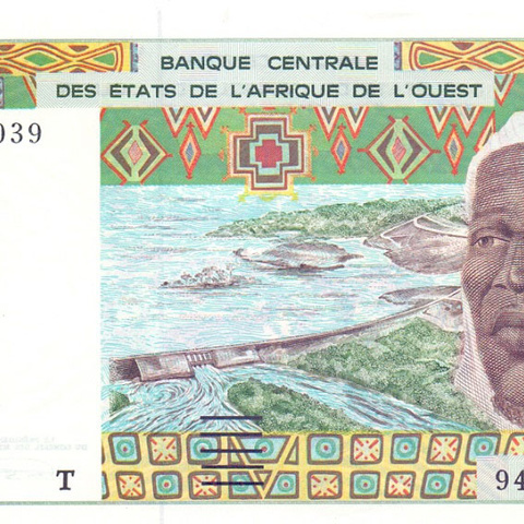 (T) Того, 500 франков КФА, 1991-2002 гг.