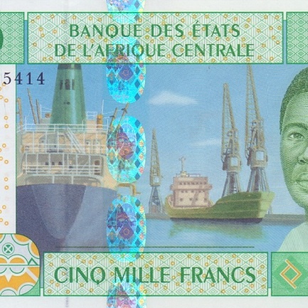 (U) Камерун, 5000 франков КФА, 2002 год